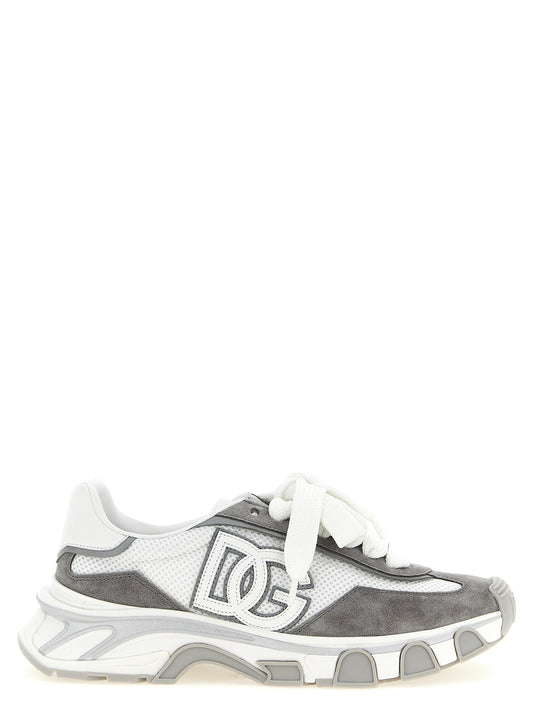 Dolce & Gabbana Graue Sportschuhe aus Polyester