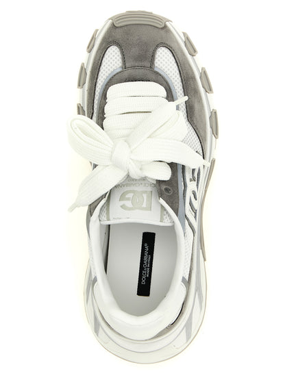Dolce & Gabbana Graue Sportschuhe aus Polyester