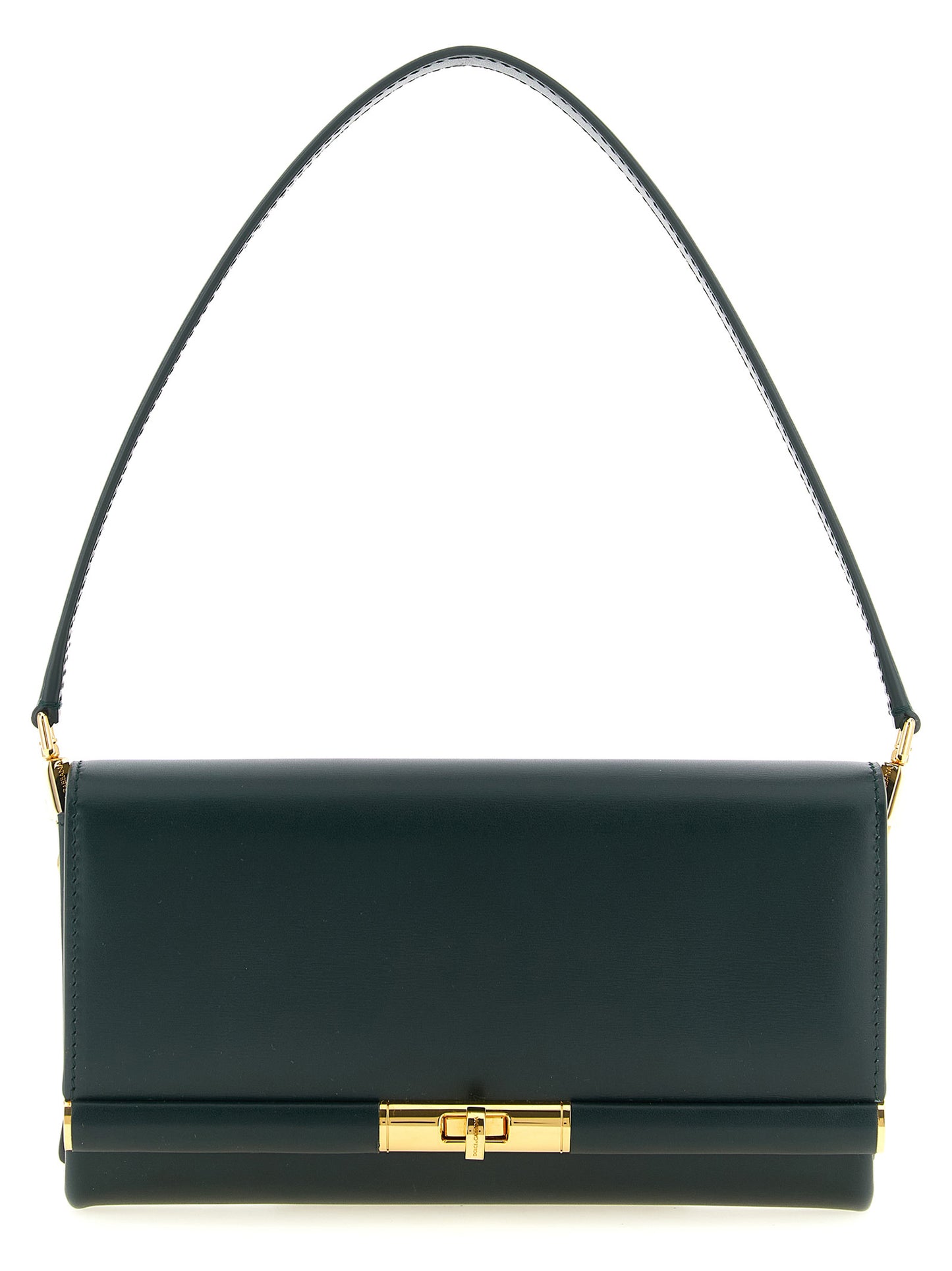 Dolce & Gabbana Zweifarbige Schultertasche aus Kalbsleder