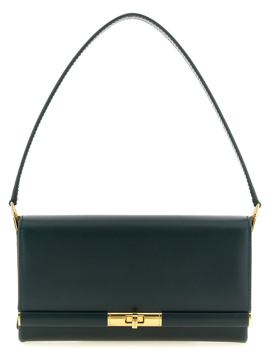 Dolce & Gabbana Zweifarbige Schultertasche aus Kalbsleder