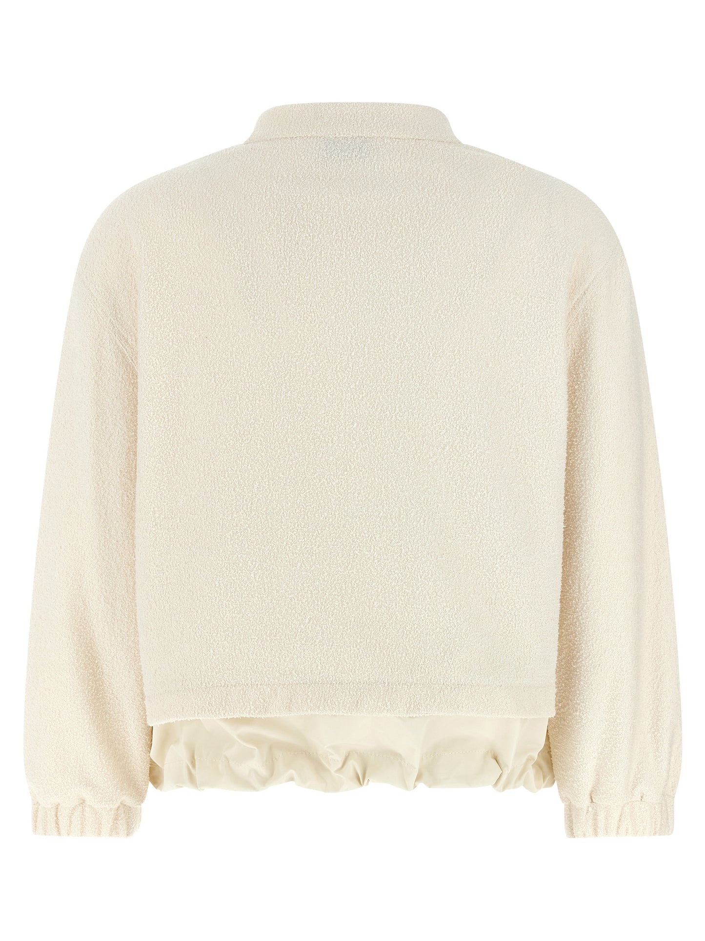 Moncler Weiße Strickjacke aus Polyester