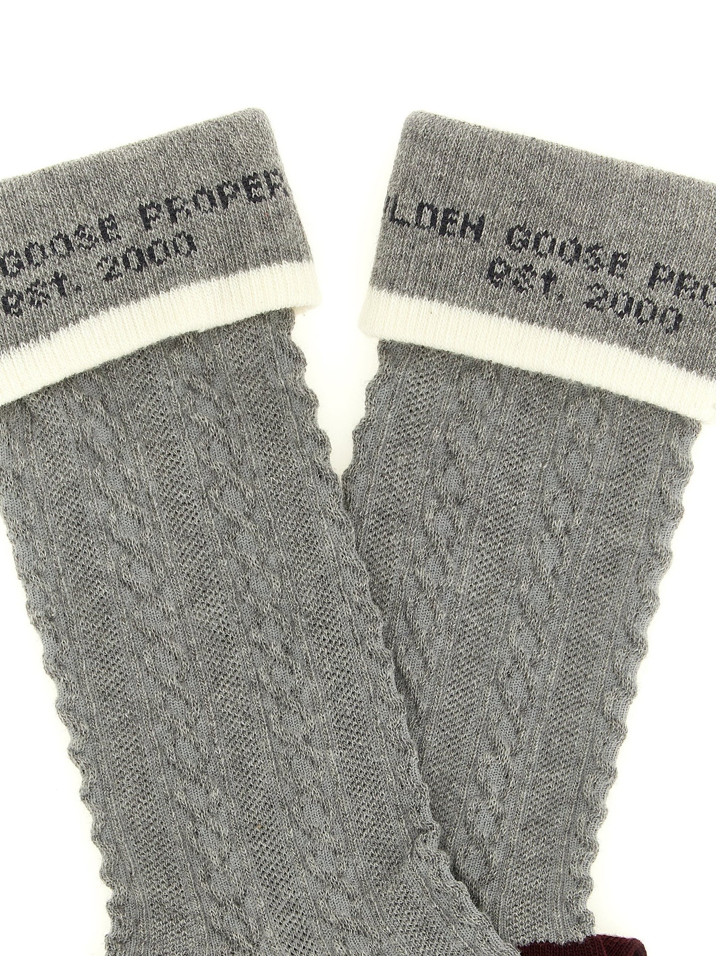 Golden Goose Graue Baumwollsocken
