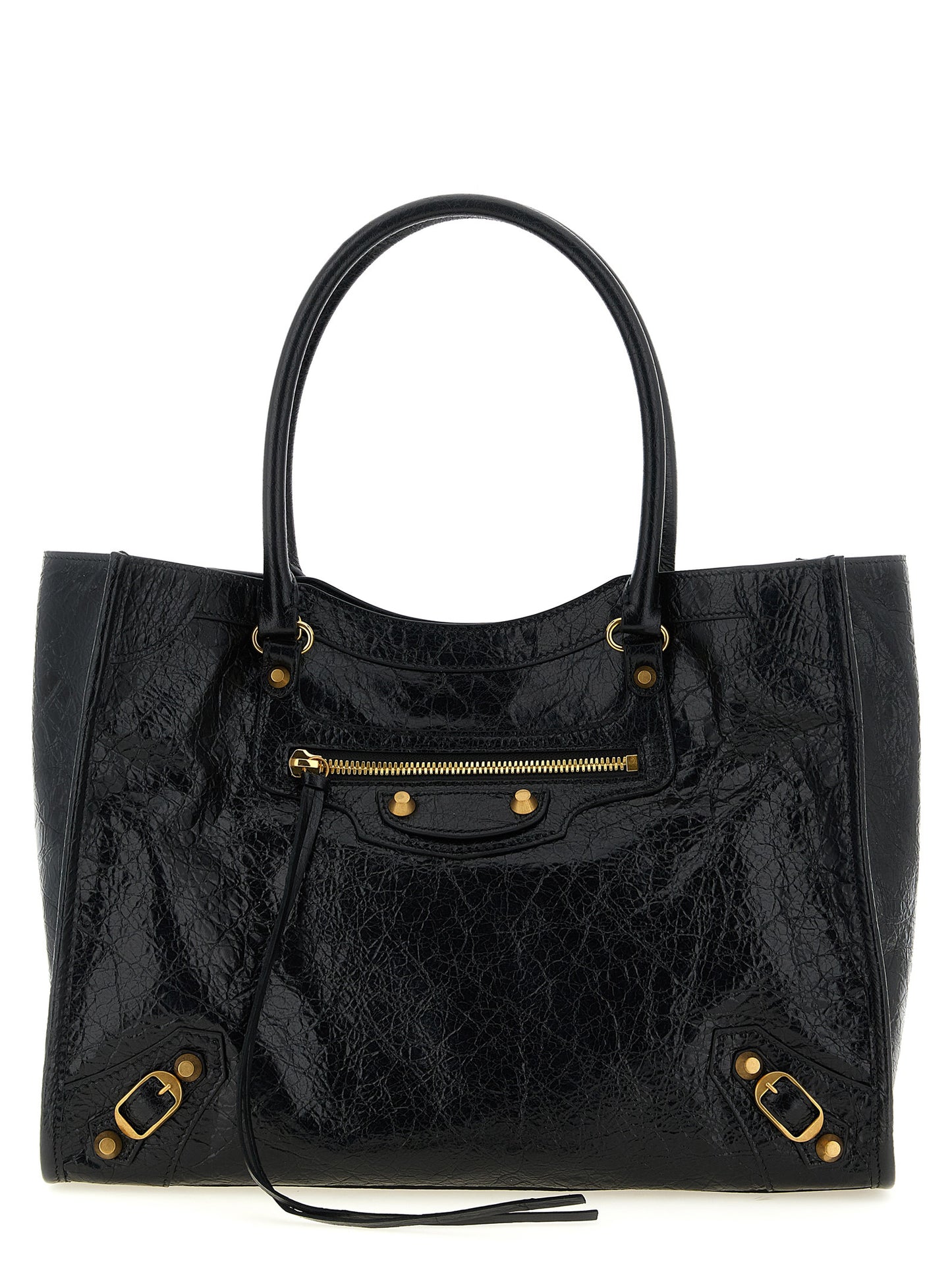 Balenciaga Schwarze Lammleder-Tote Bag