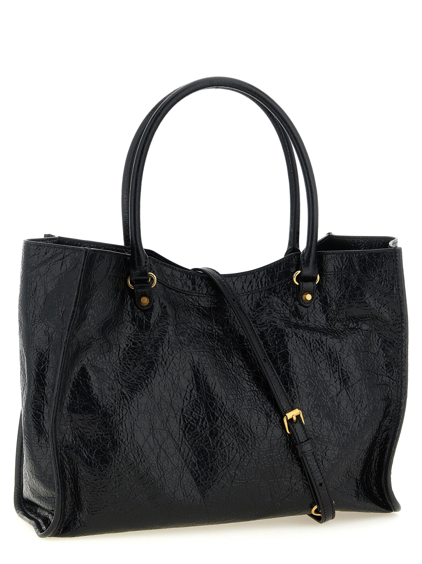 Balenciaga Schwarze Lammleder-Tote Bag