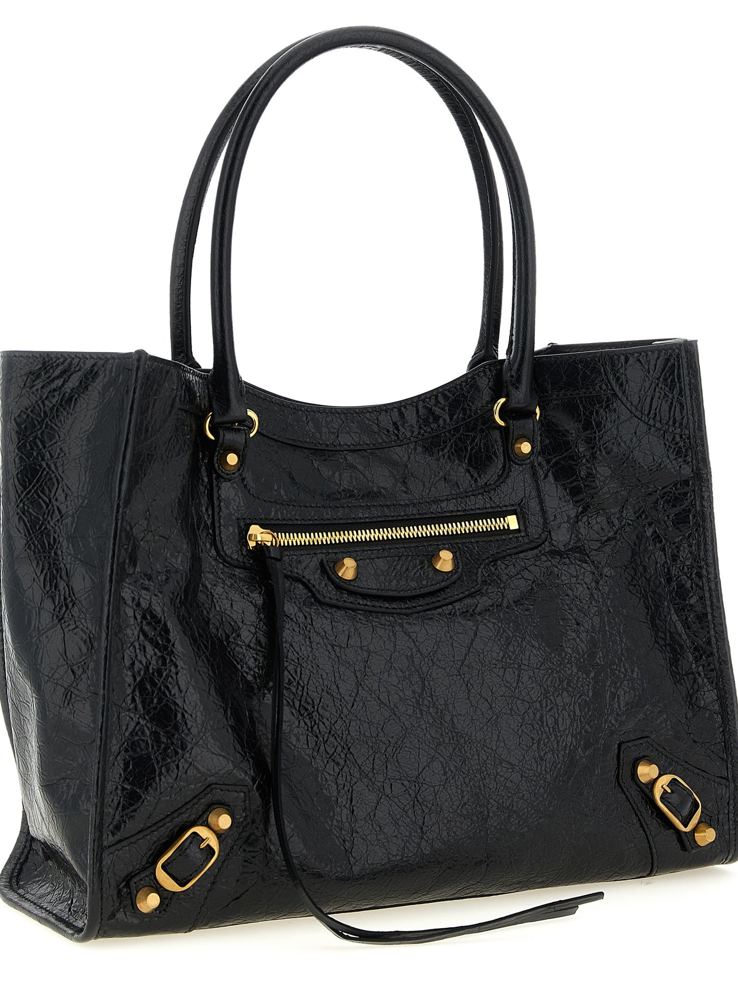 Balenciaga Schwarze Lammleder-Tote Bag