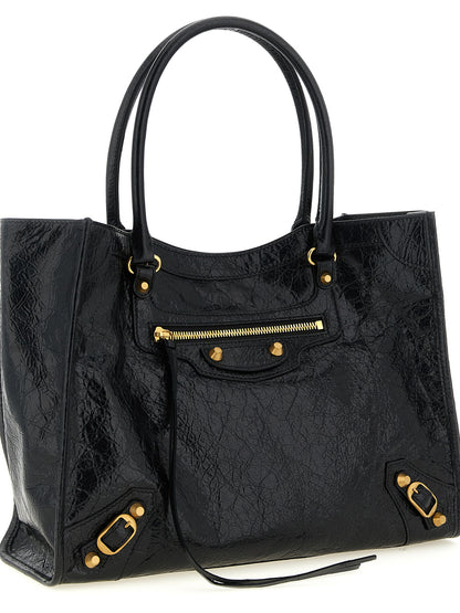 Balenciaga Schwarze Lammleder-Tote Bag