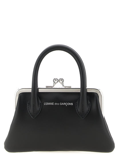 Comme Des Garçons Schwarzer Kartenhalter aus Rindsleder