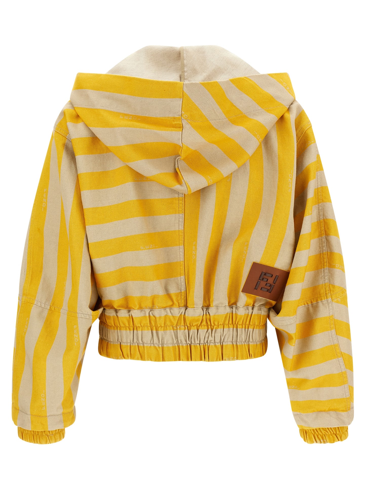 Fendi Zweifarbiger Baumwollmantel