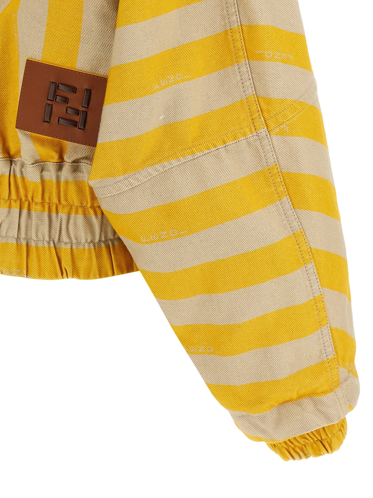 Fendi Zweifarbiger Baumwollmantel