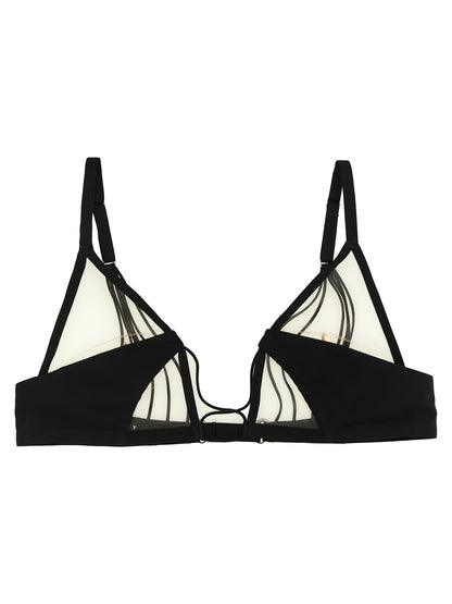 Rick Owens Schwarzer BH aus Nylon