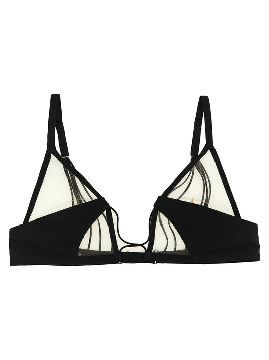 Rick Owens Schwarzer BH aus Nylon