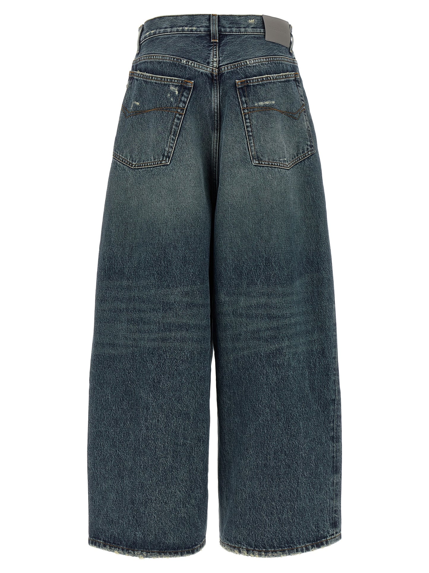 Balenciaga Blaue Baumwolljeans im Relaxed Fit