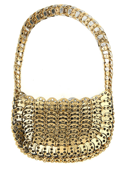 Paco Rabanne Schultertasche aus mehrfarbigem Kalbsleder