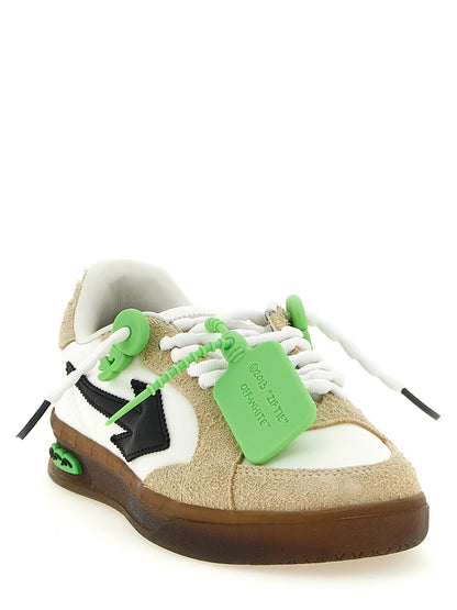 Off-White Mehrfarbige Nylon-Athletik-Sneaker