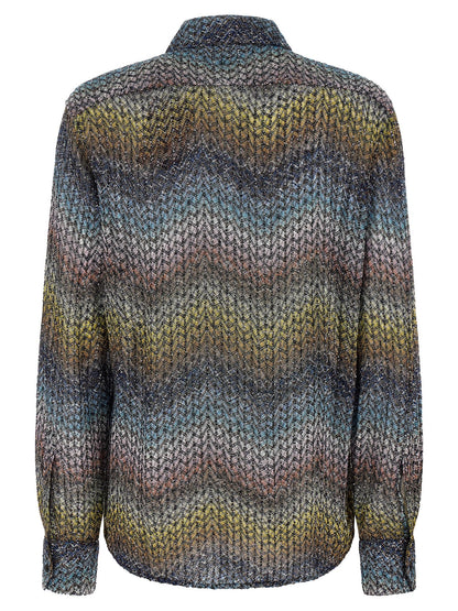 Missoni Mehrfarbige Viskose-Bluse
