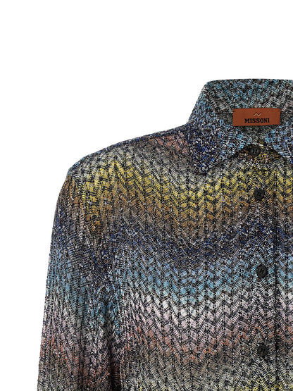 Missoni Mehrfarbige Viskose-Bluse