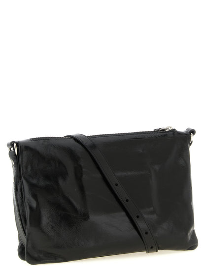 Isabel Marant Schwarze Kalbsleder-Umhängetasche