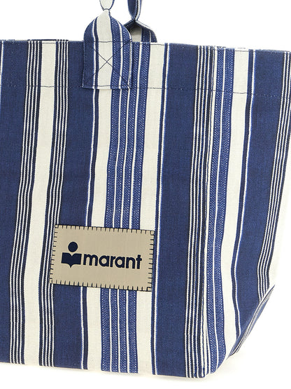 Isabel Marant Blaue Baumwolltasche