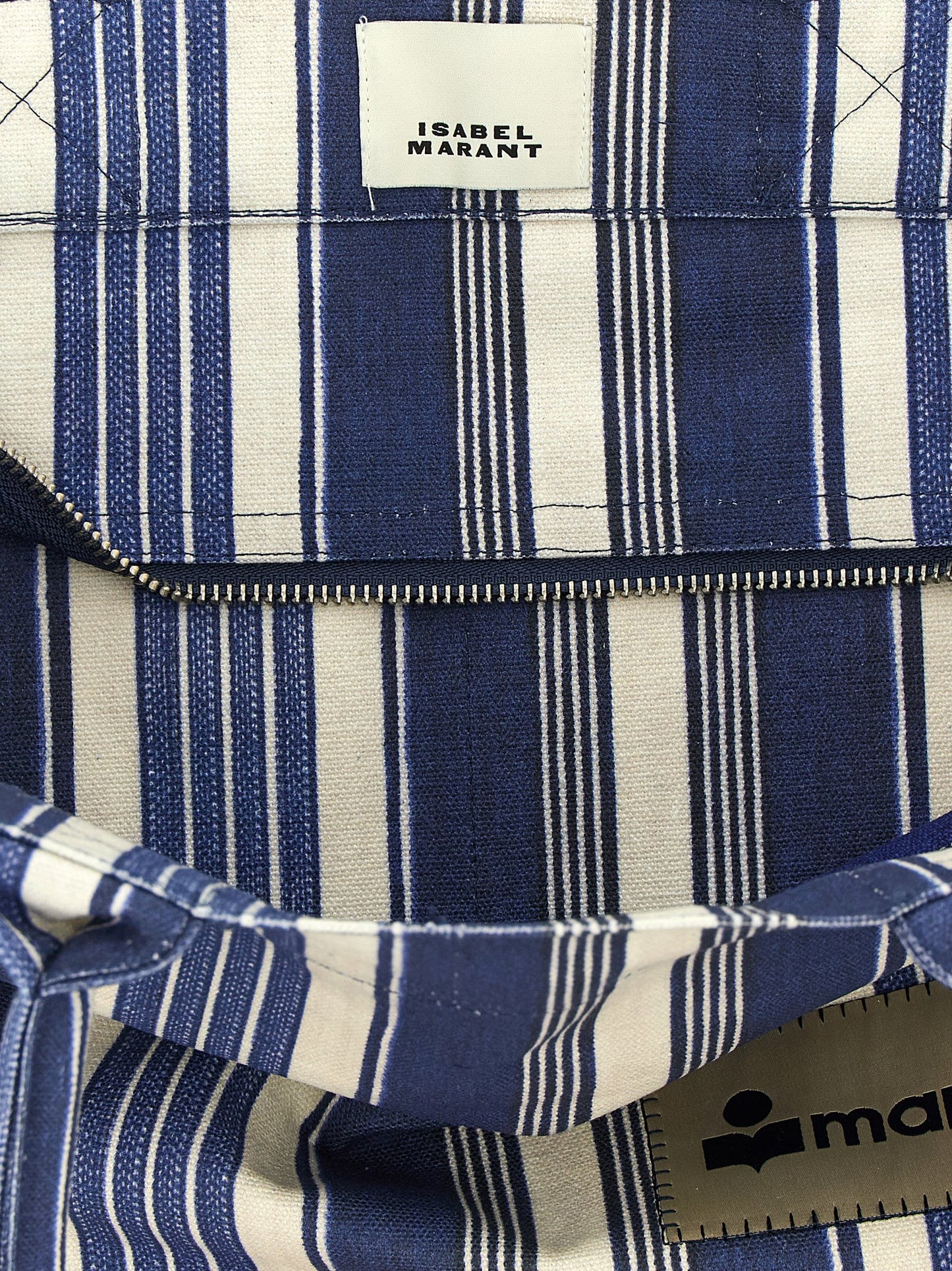 Isabel Marant Blaue Baumwolltasche
