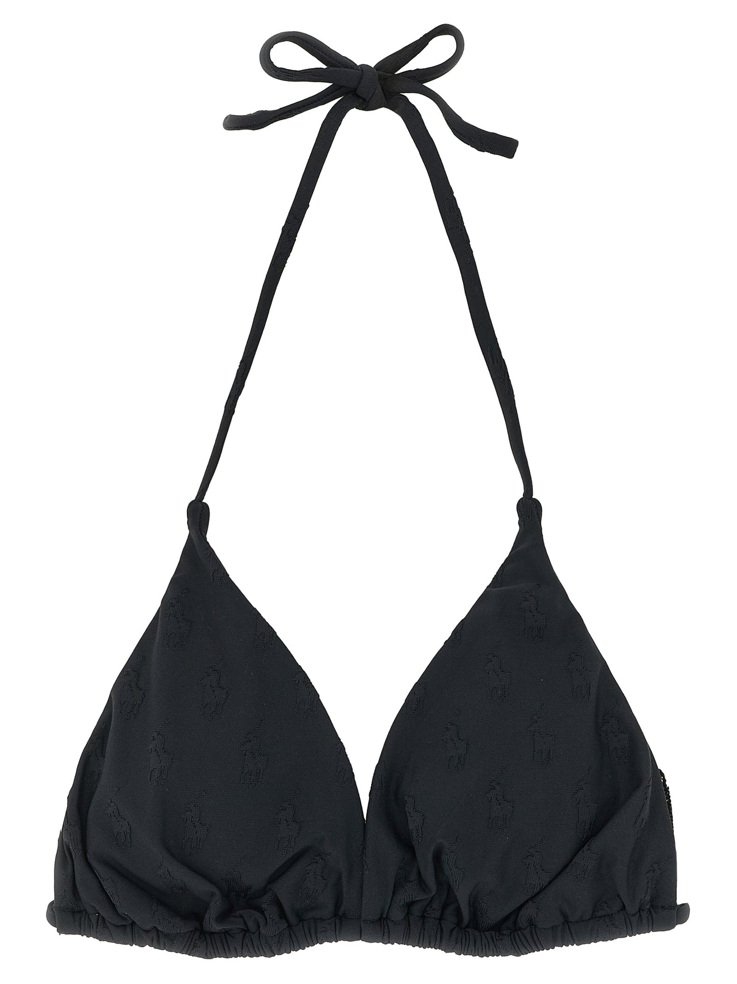 Polo Ralph Lauren Schwarzer Bikini aus recyceltem Polyester