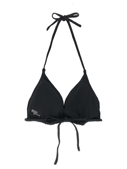 Polo Ralph Lauren Schwarzer Bikini aus recyceltem Polyester