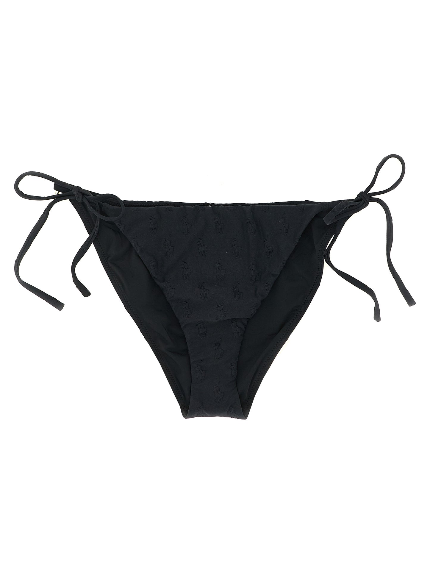 Polo Ralph Lauren Schwarzer Bikini aus recyceltem Polyester