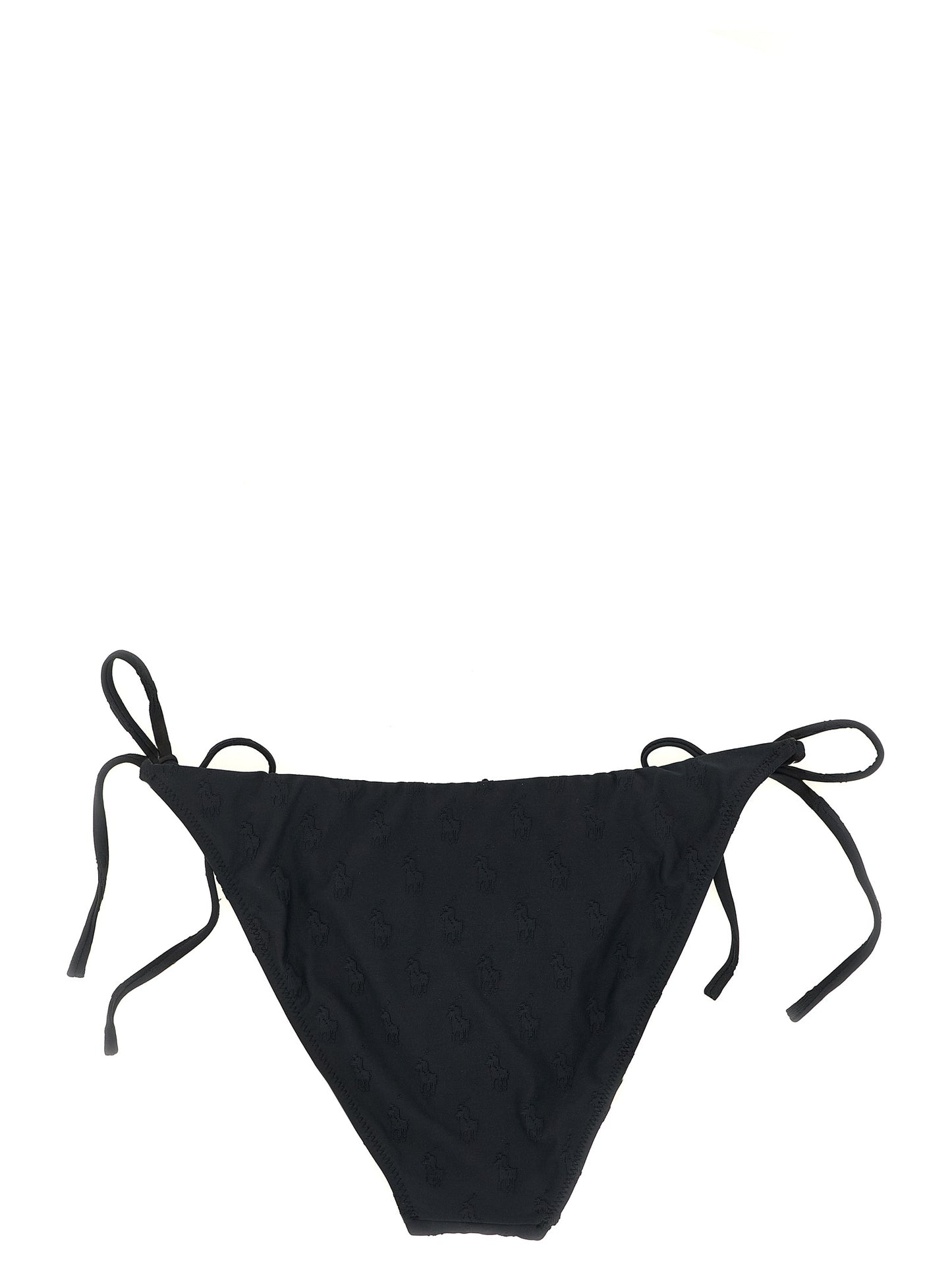 Polo Ralph Lauren Schwarzer Bikini aus recyceltem Polyester