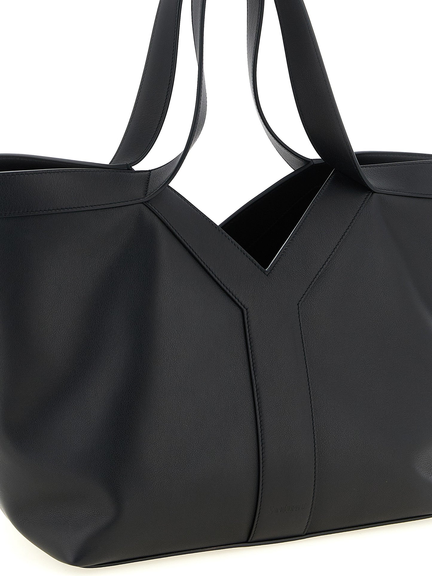 Saint Laurent Schwarze Kalbsleder-Tasche
