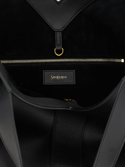 Saint Laurent Schwarze Kalbsleder-Tasche