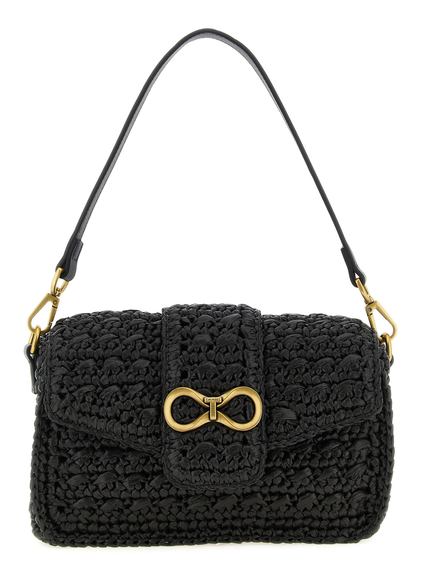 Twinset Schwarze Crossbody Bag aus Polypropylen