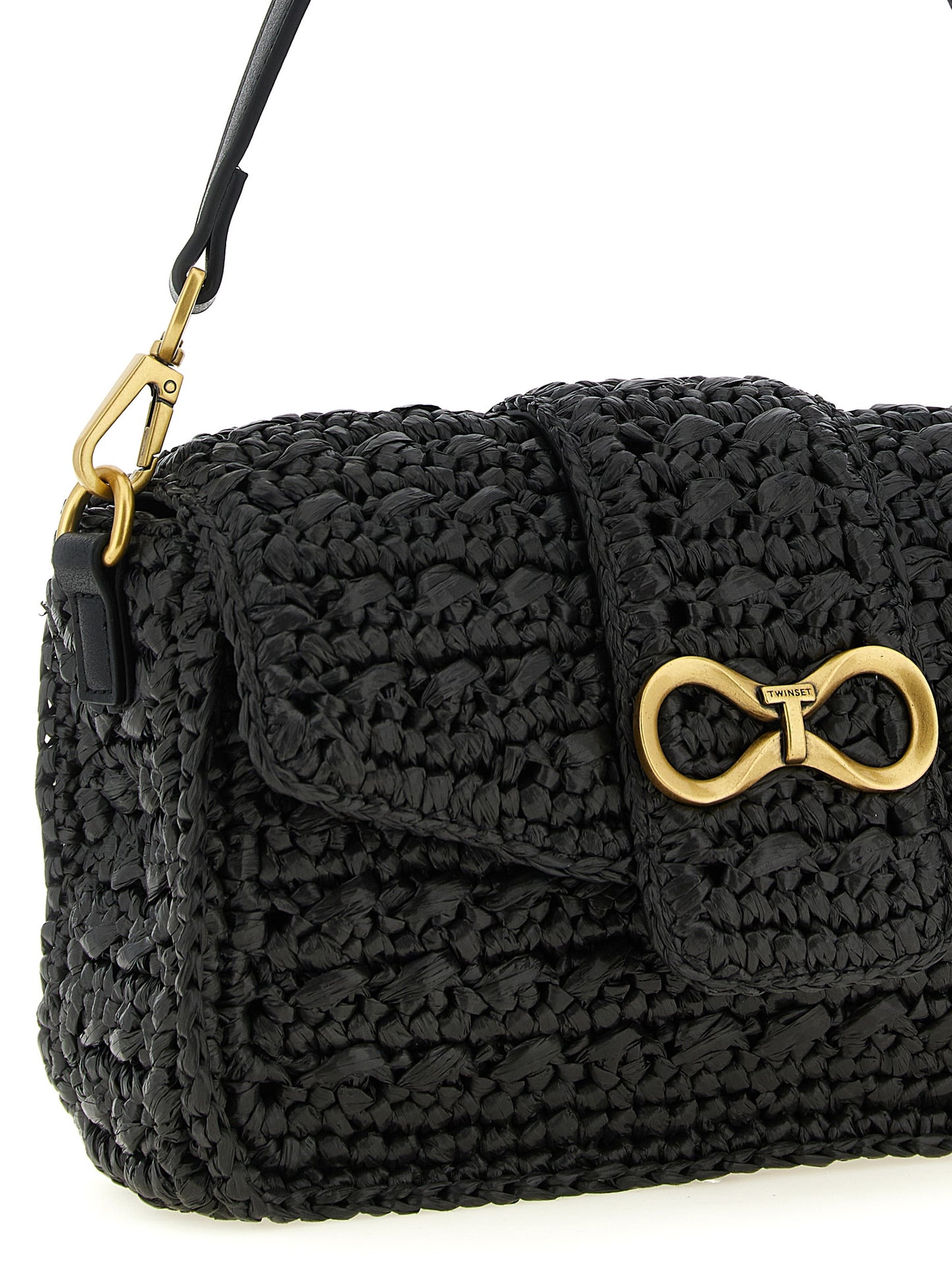 Twinset Schwarze Crossbody Bag aus Polypropylen
