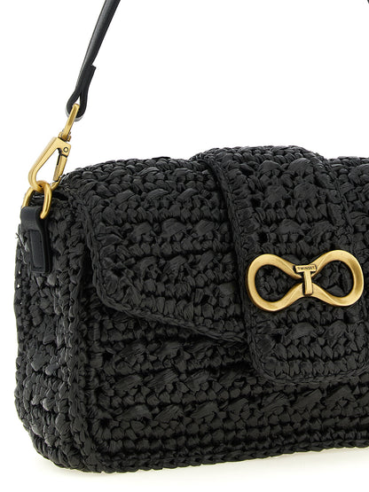Twinset Schwarze Crossbody Bag aus Polypropylen