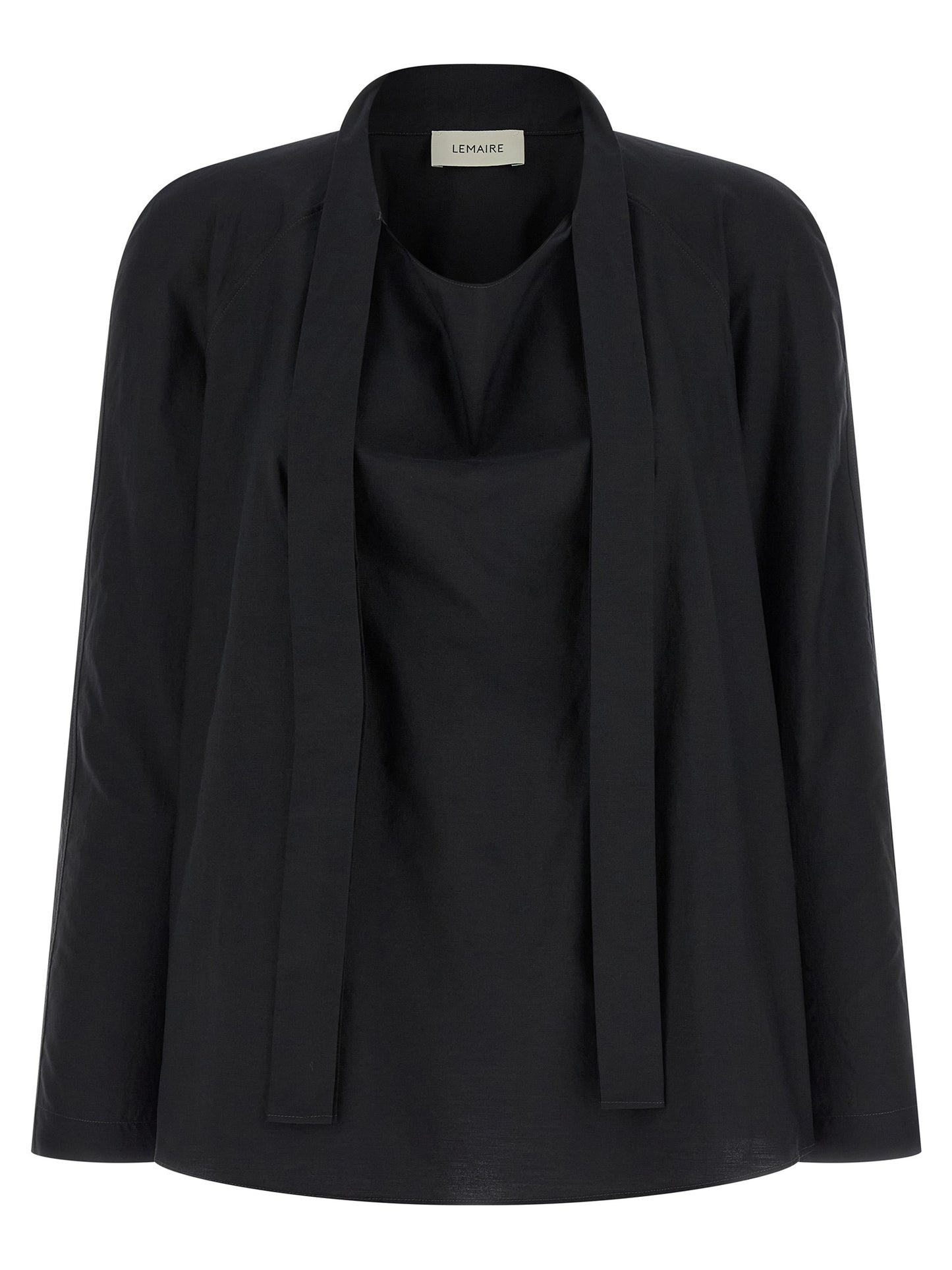 Lemaire Schwarze Baumwollbluse