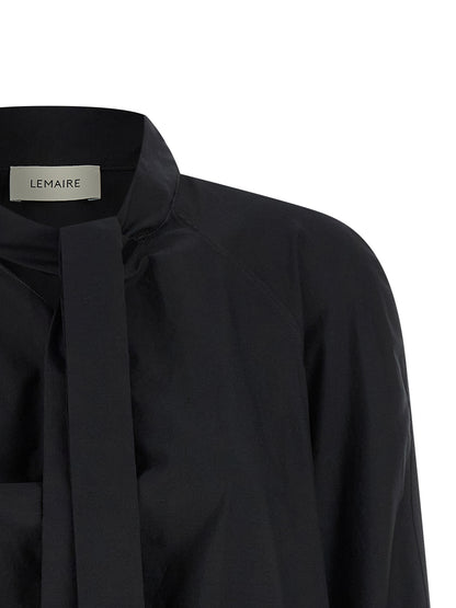 Lemaire Schwarze Baumwollbluse