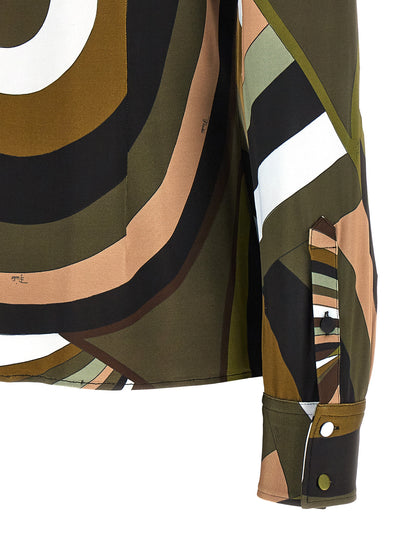 Emilio Pucci Mehrfarbige Viskose-Bluse