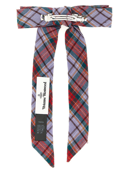 Vivienne Westwood Haarspange aus mehrfarbigem Leinen