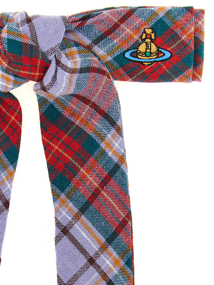 Vivienne Westwood Haarspange aus mehrfarbigem Leinen