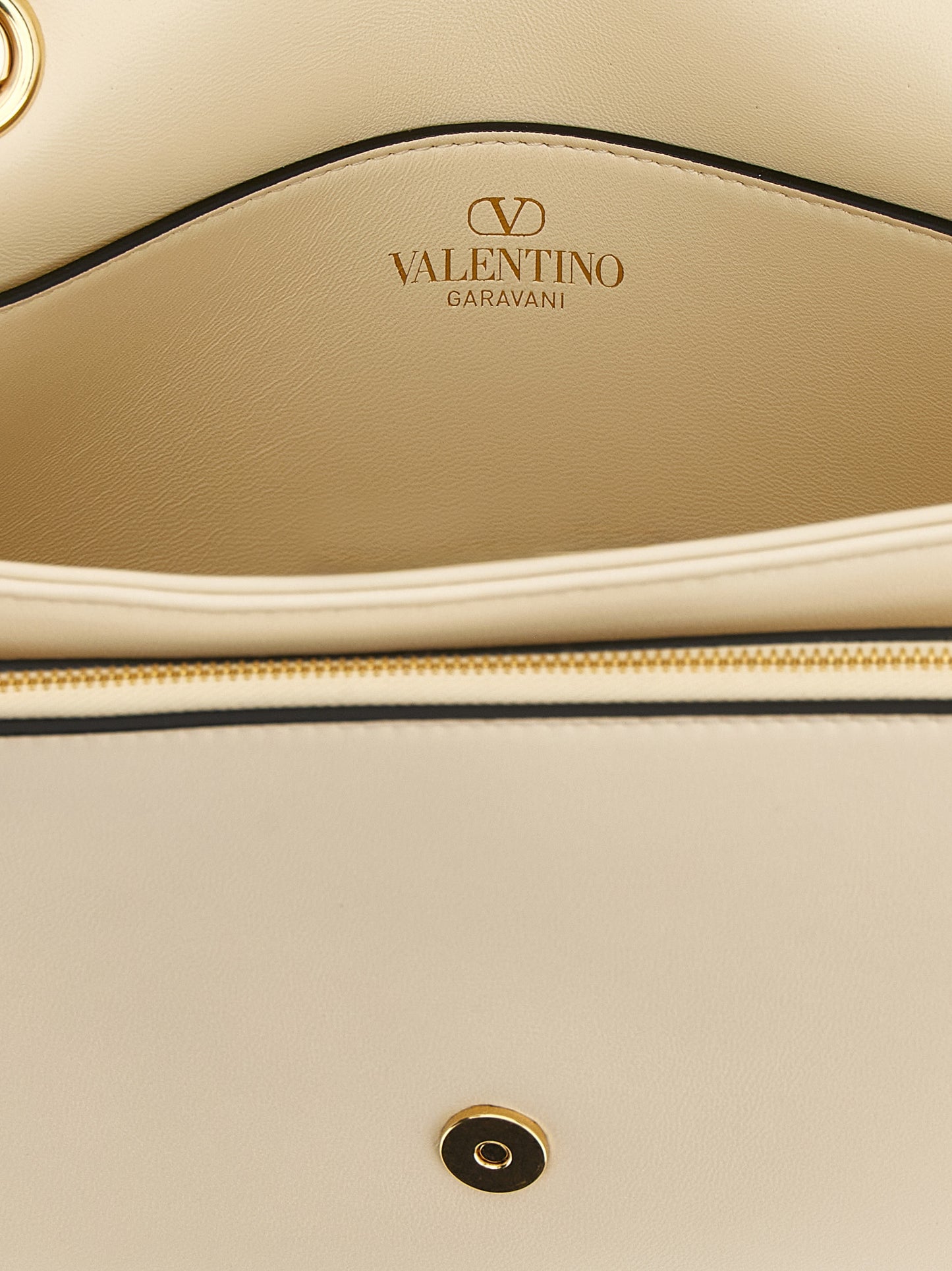 Valentino Garavani Weiße Lammleder-Umhängetasche