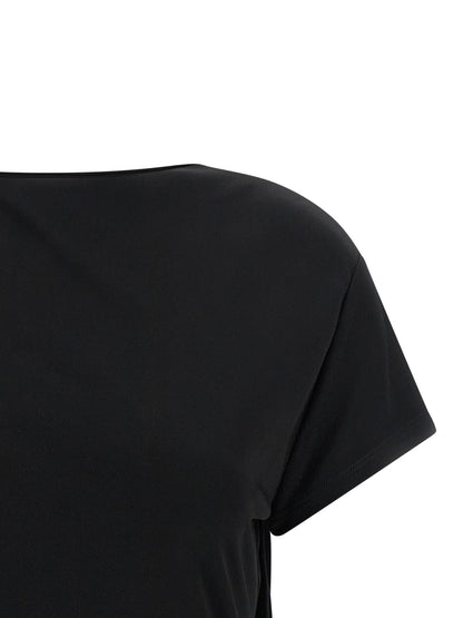 Jacquemus Schwarzes T-Shirt aus Viskose