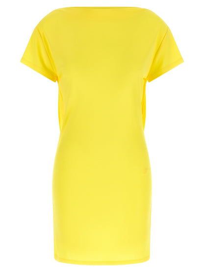 Jacquemus Zweifarbige Viskose-Kurzkleid