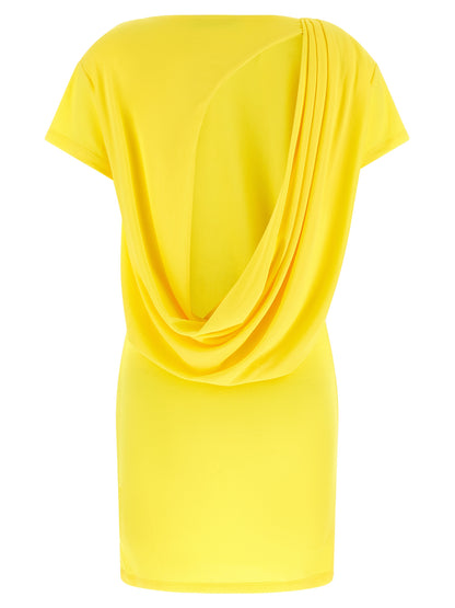Jacquemus Zweifarbige Viskose-Kurzkleid