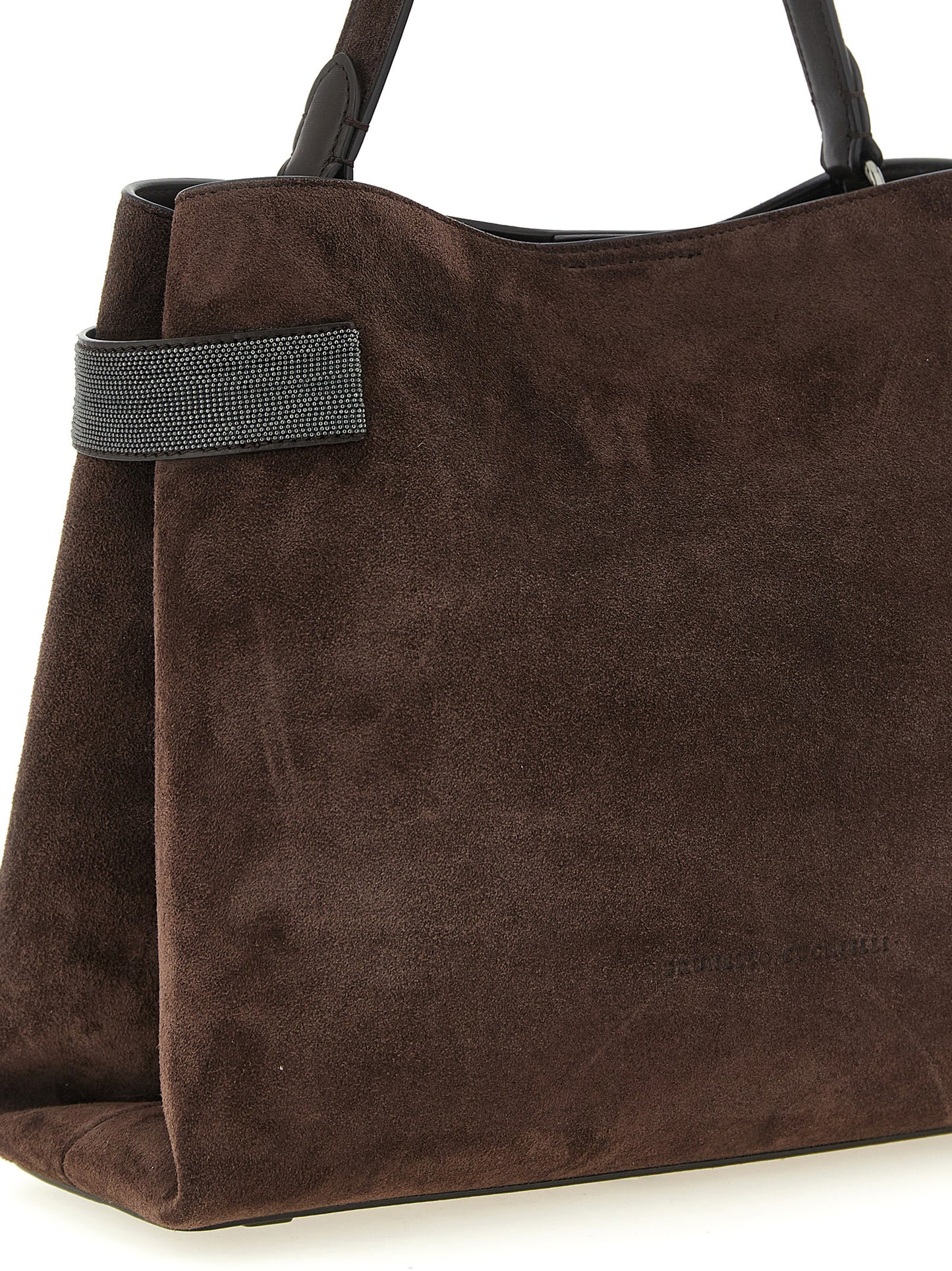 Brunello Cucinelli Braune Kalbsleder-Handtasche