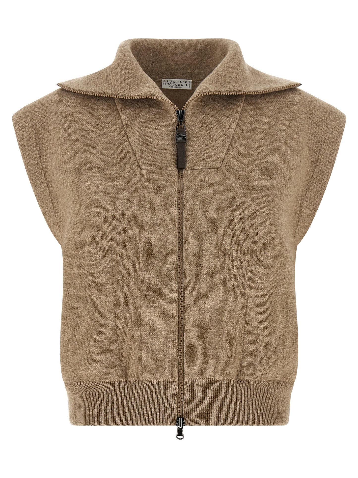 Brunello Cucinelli Beige Kaschmir-Weste