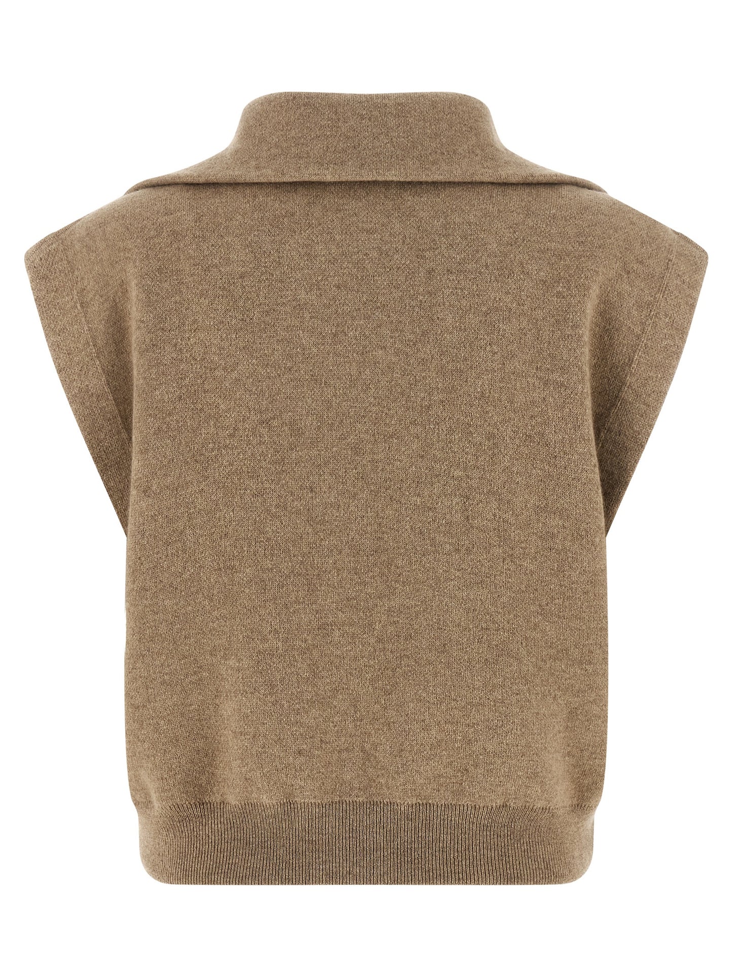 Brunello Cucinelli Beige Kaschmir-Weste
