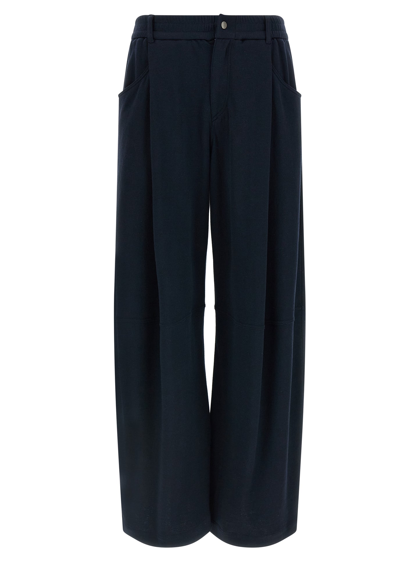 Brunello Cucinelli Blaue Baumwoll-Freizeithose