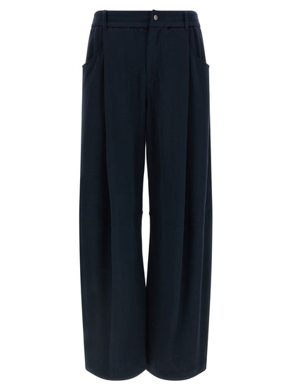 Brunello Cucinelli Blaue Baumwoll-Freizeithose