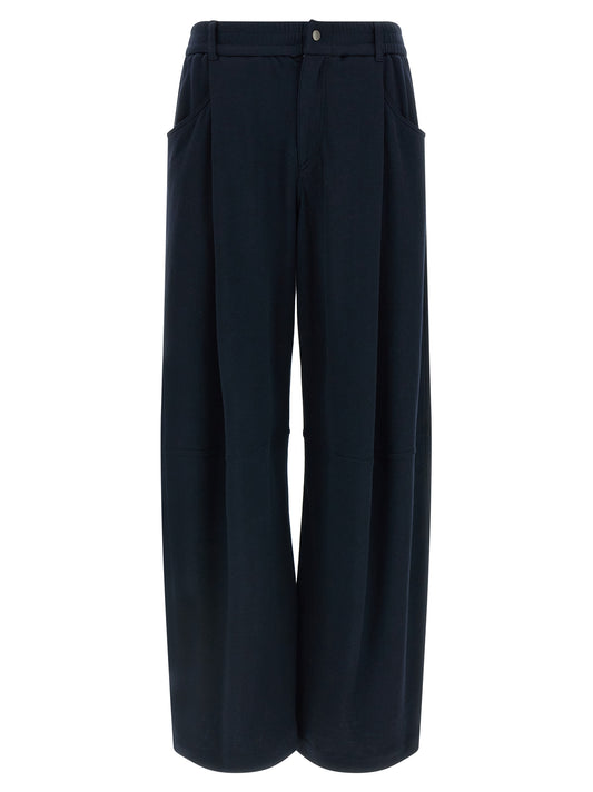 Brunello Cucinelli Blaue Baumwoll-Freizeithose