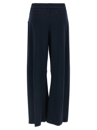 Brunello Cucinelli Blaue Baumwoll-Freizeithose