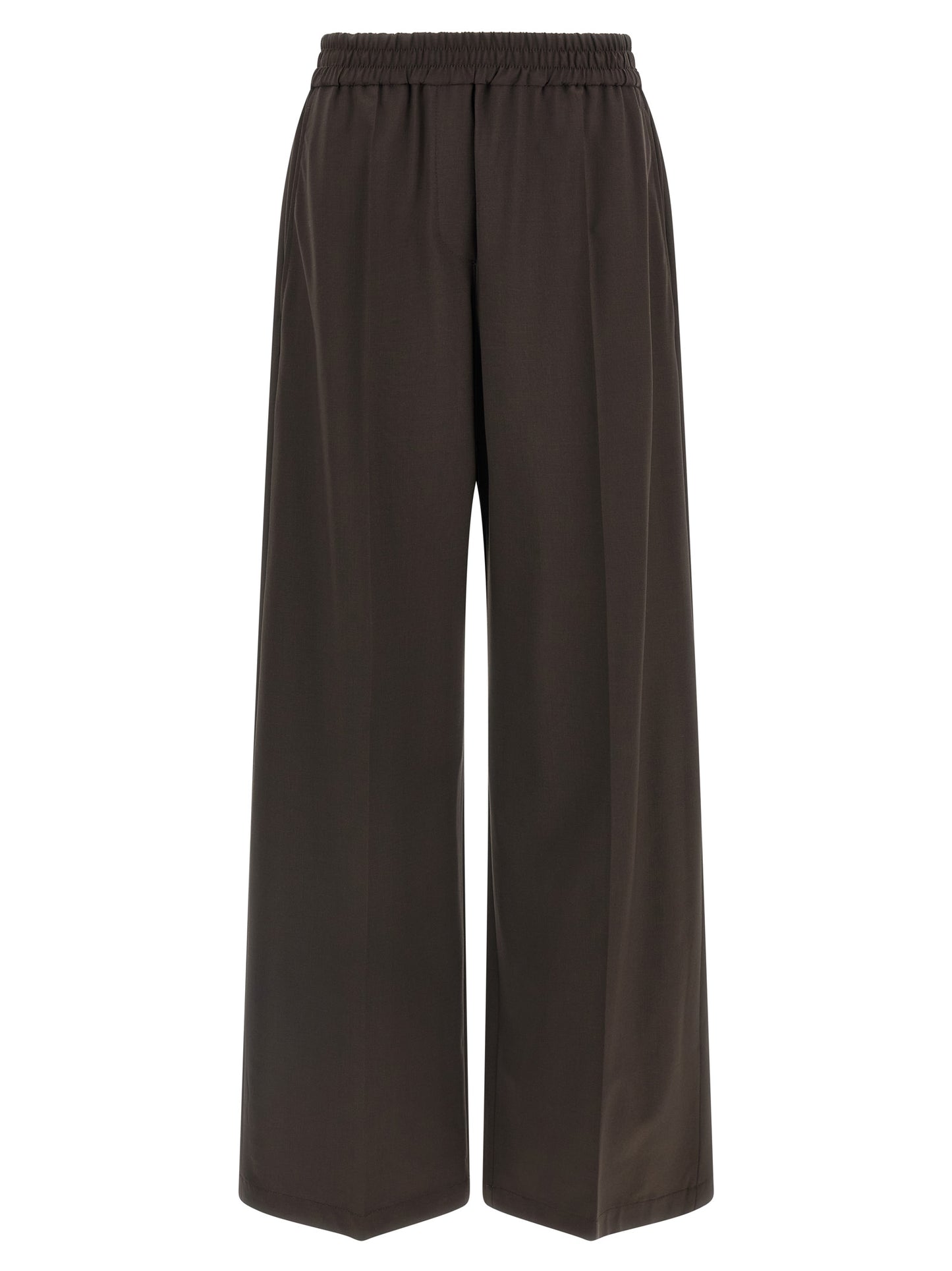 Brunello Cucinelli Braune Hose aus reiner Schurwolle
