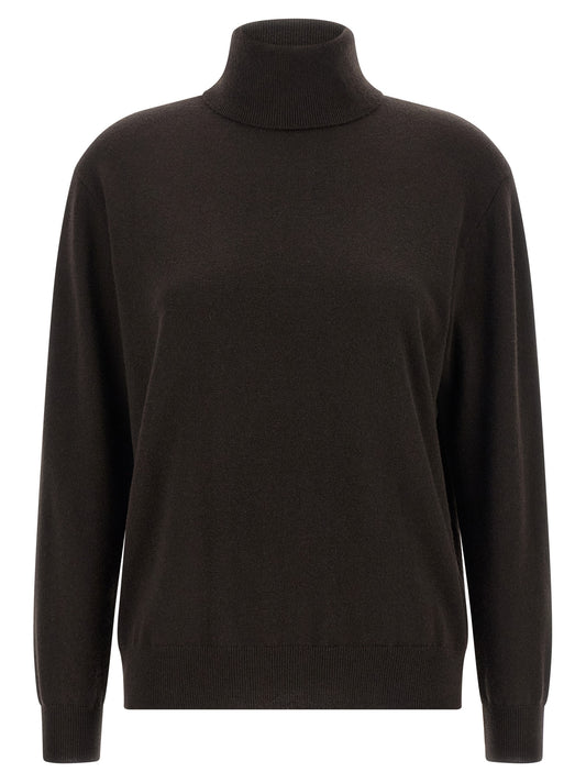 Brunello Cucinelli Brauner Kaschmir-Strickjacke